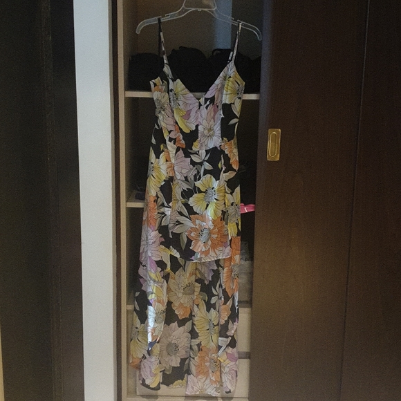 GUESS floral print skirt-back romper - Picture 7 of 7